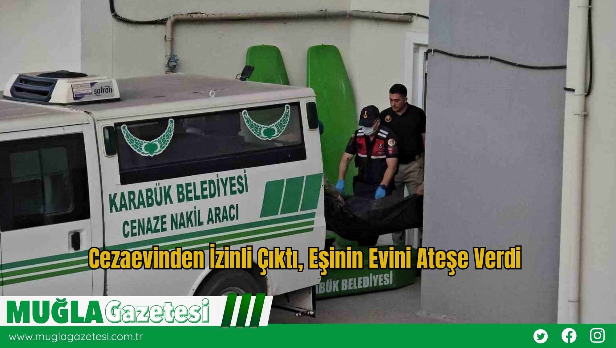 Cezaevinden İzinli Çıktı, Eşinin Evini Ateşe Verdi