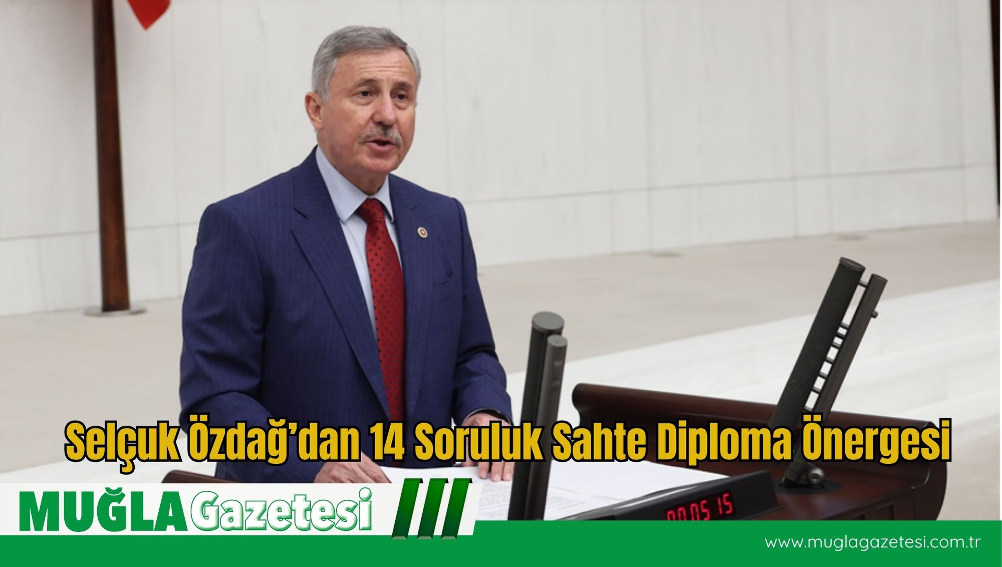 Selçuk Özdağ’dan 14 Soruluk Sahte Diploma Önergesi