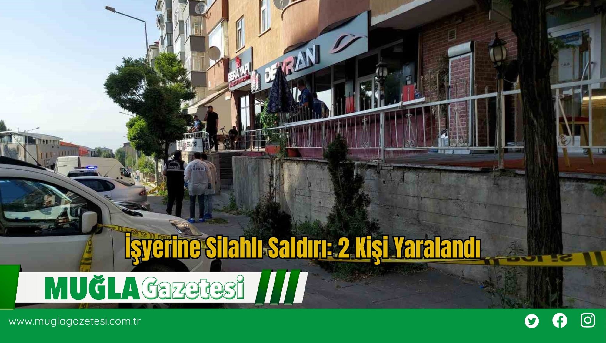 İşyerine Silahlı Saldırı: 2 Kişi Yaralandı
