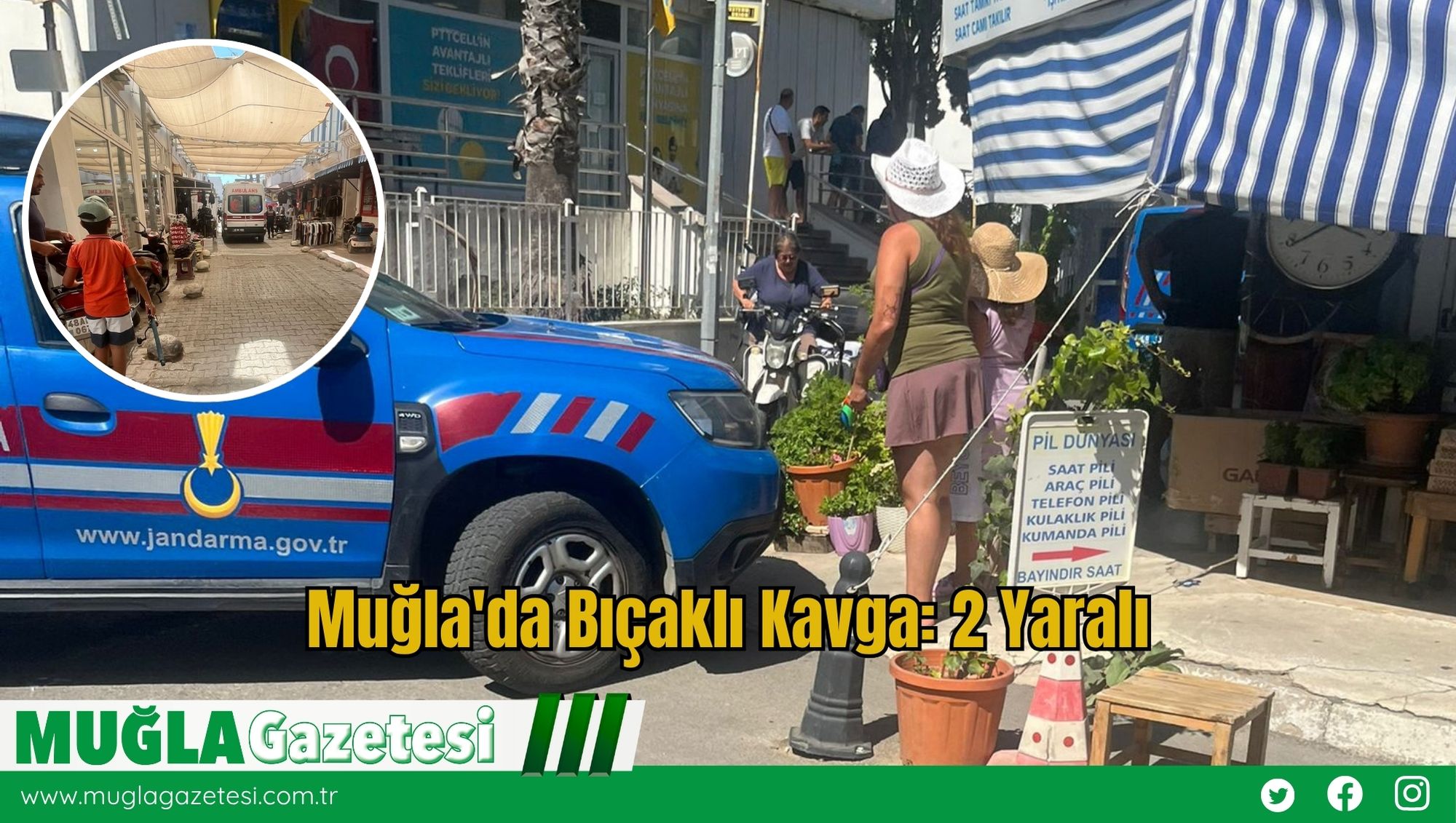 Muğla'da Bıçaklı Kavga: 2 Yaralı