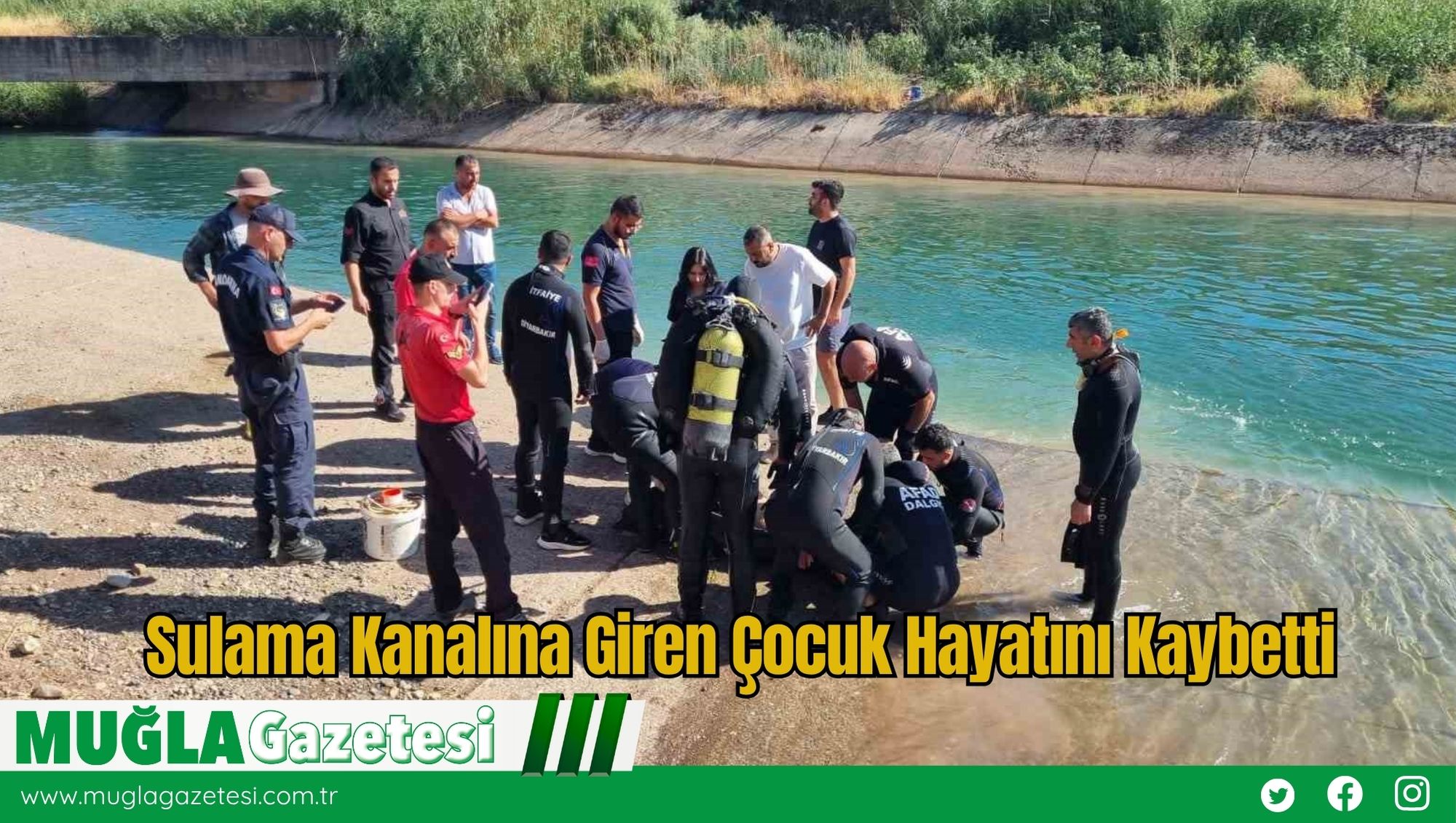 Sulama Kanalına Giren Çocuk Hayatını Kaybetti