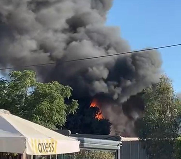 Bodrum Dirmil Mahallesi’nde Yangın