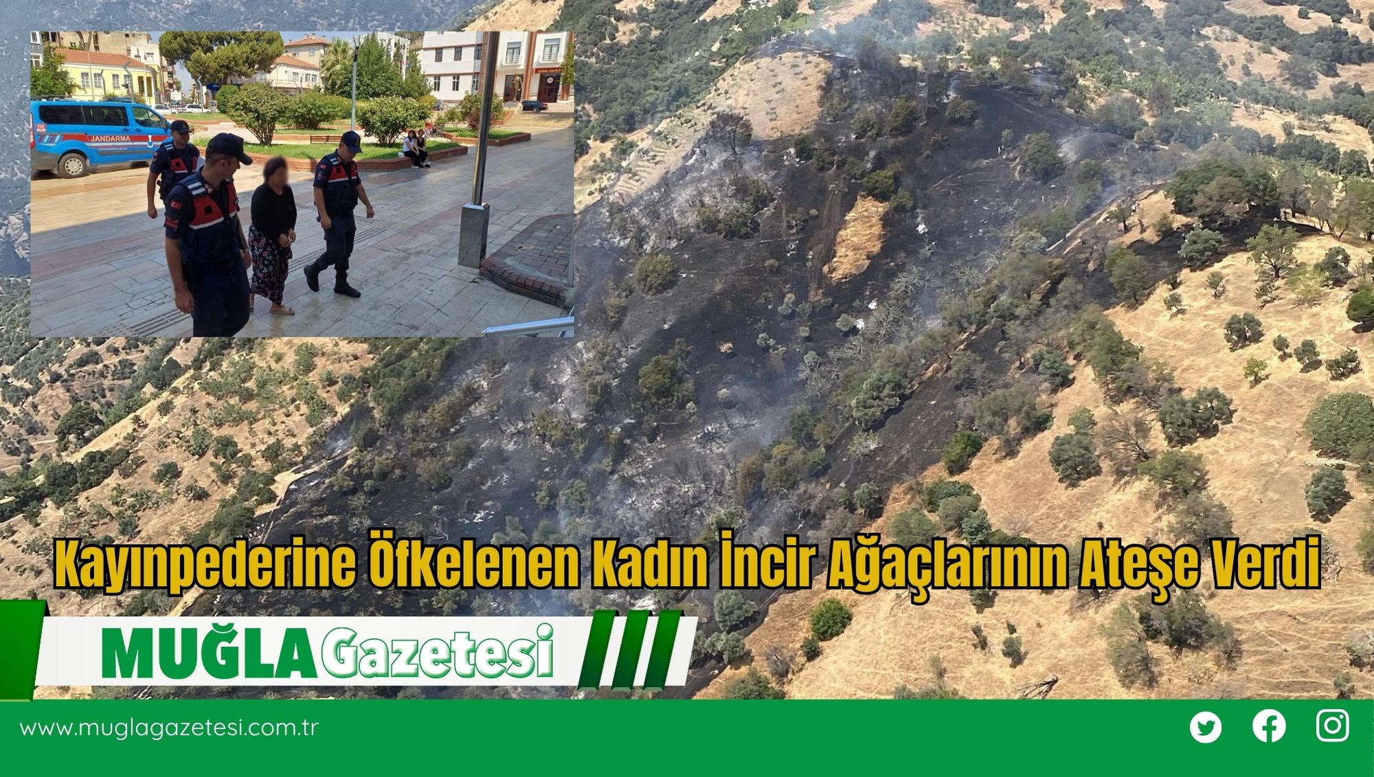 Kayınpederine Öfkelenen Kadın İncir Ağaçlarının Ateşe Verdi