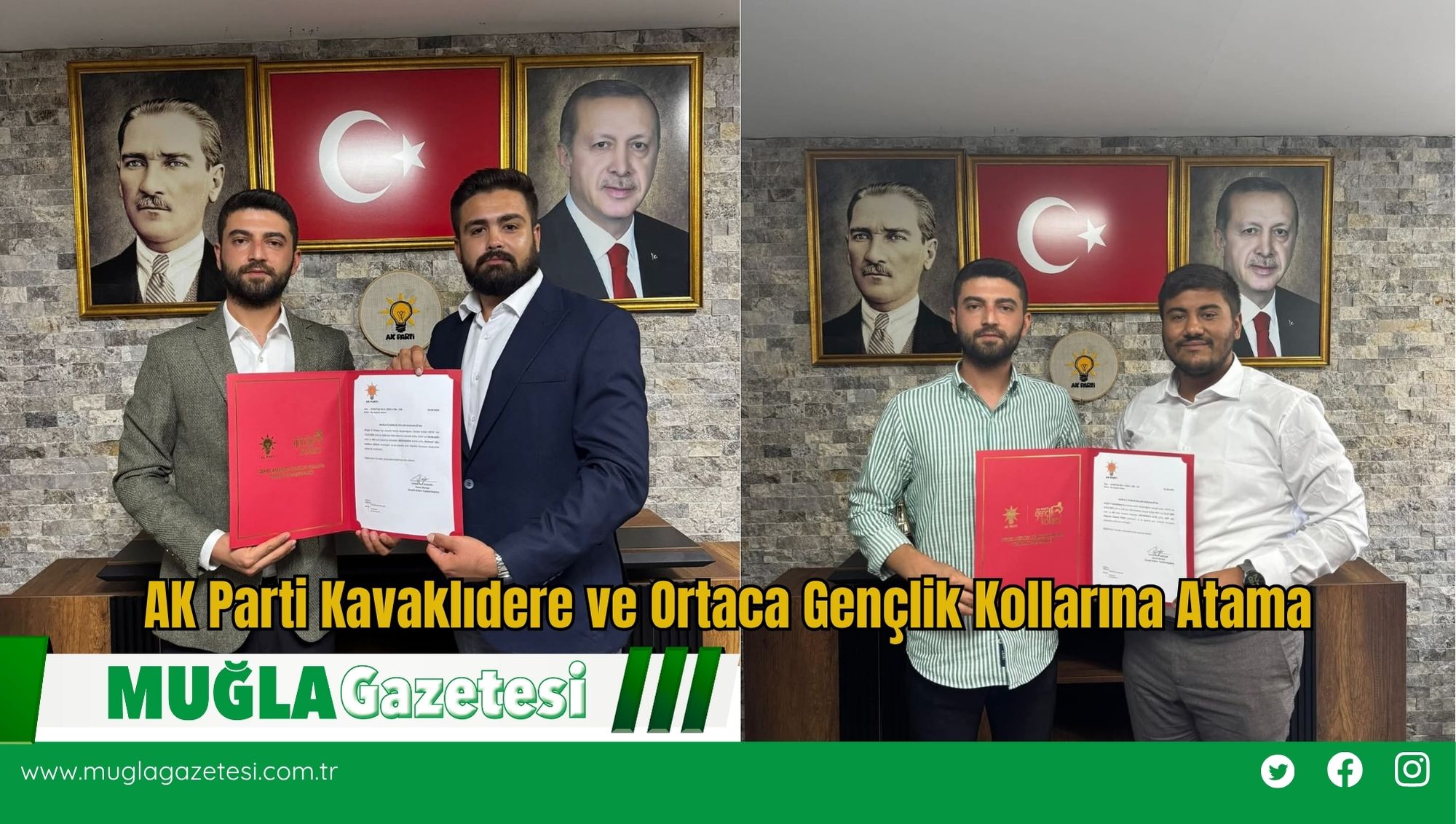 AK Parti Kavaklıdere ve Ortaca Gençlik Kollarına Atama