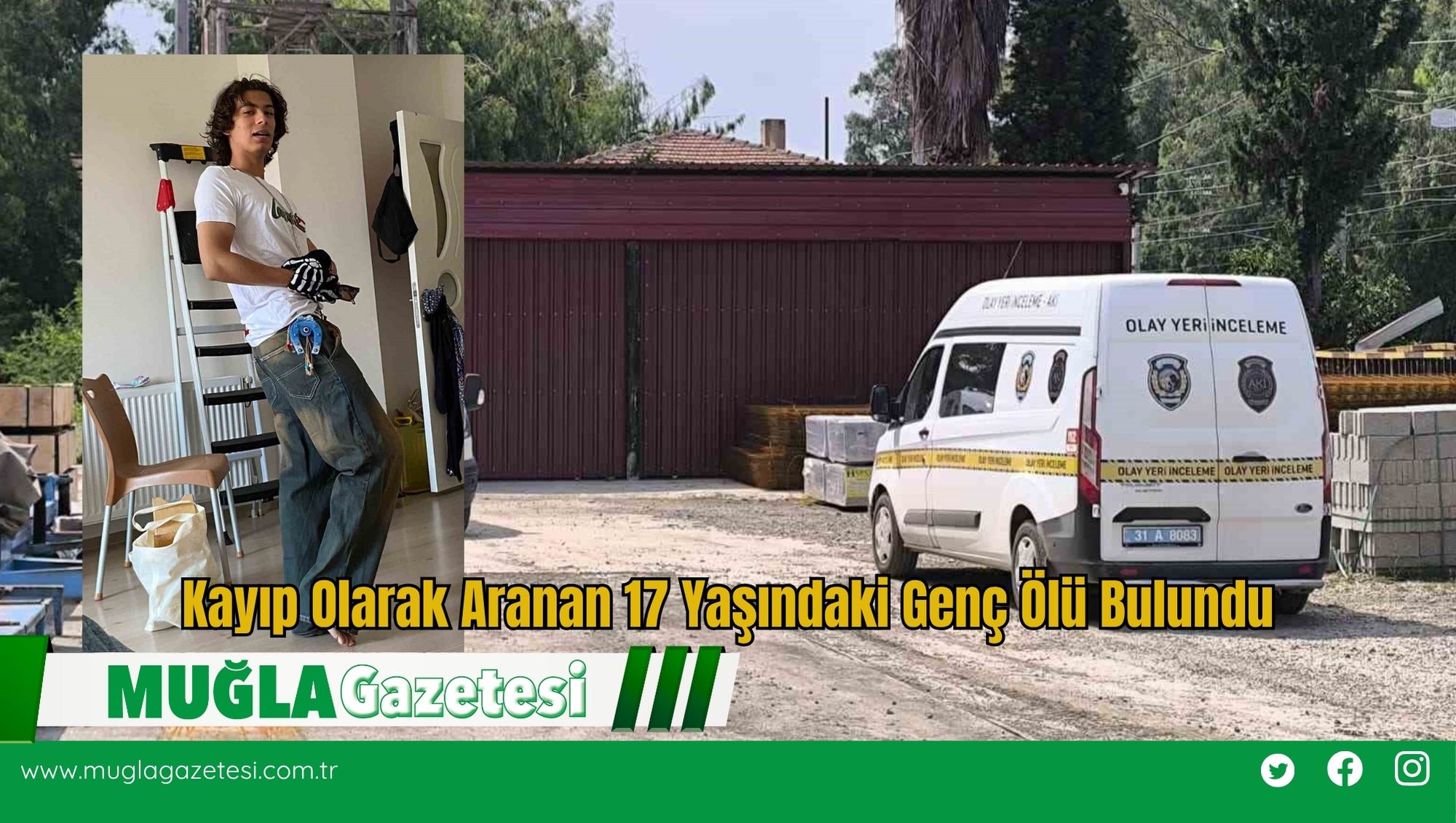 Kayıp Olarak Aranan 17 Yaşındaki Genç Ölü Bulundu