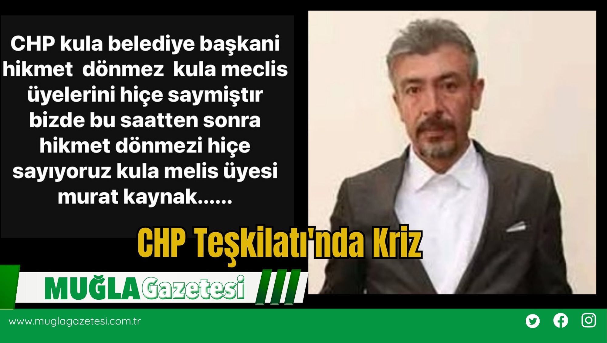CHP Teşkilatı'nda Kriz