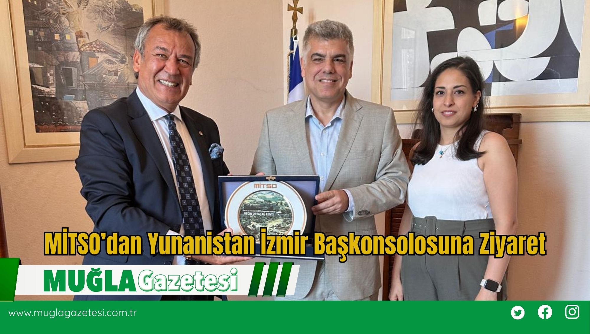 MİTSO’dan Yunanistan İzmir Başkonsolosuna Ziyaret