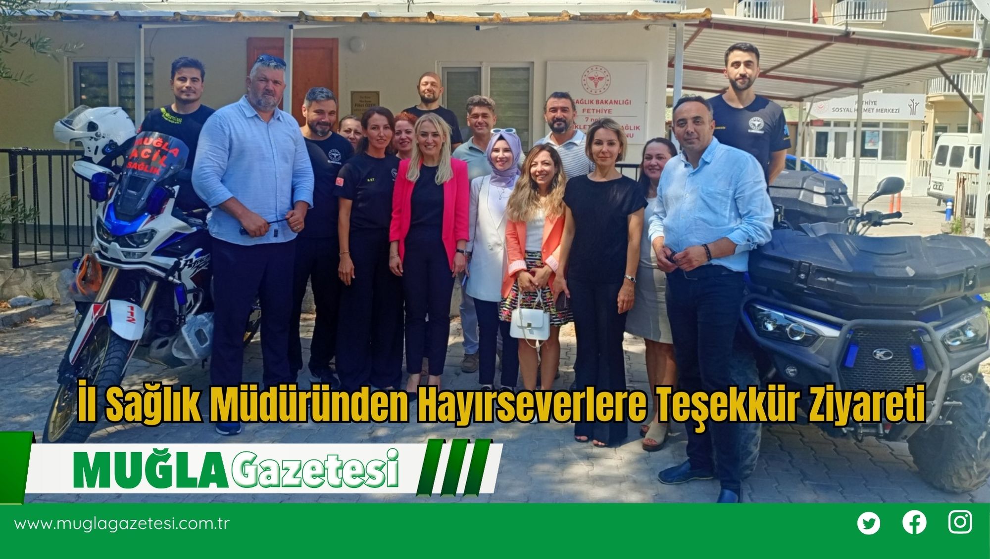 İl Sağlık Müdüründen Hayırseverlere Teşekkür Ziyareti