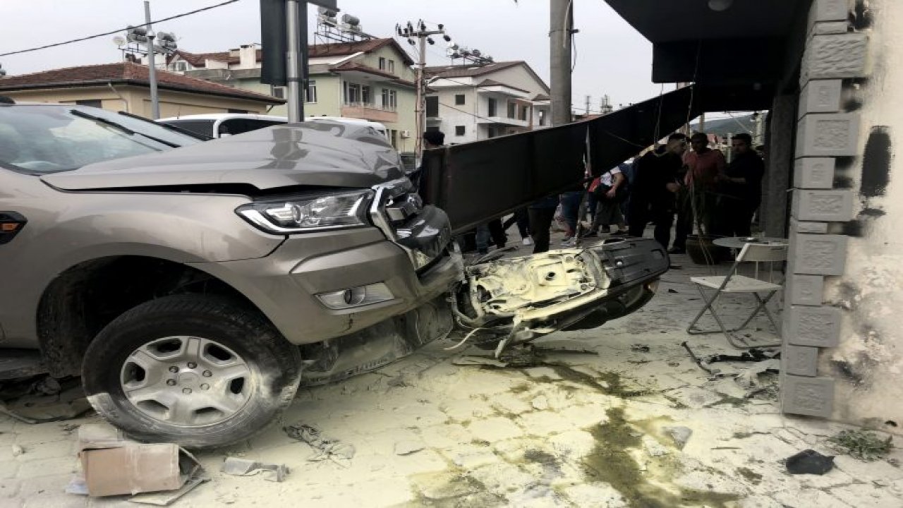 Motosiklet sürücüsü ölümden döndü