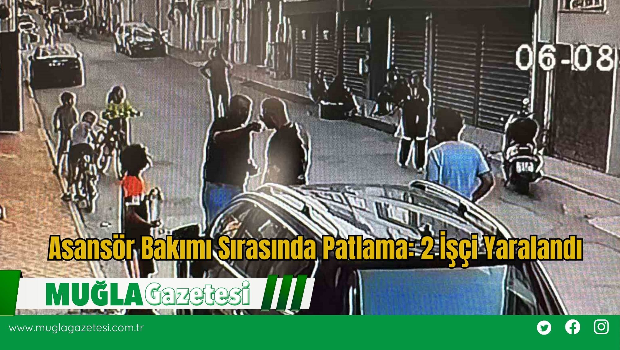 Asansör Bakımı Sırasında Patlama: 2 İşçi Yaralandı