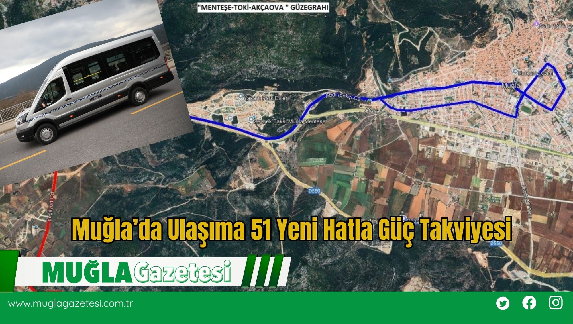 Muğla’da Ulaşıma 51 Yeni Hatla Güç Takviyesi