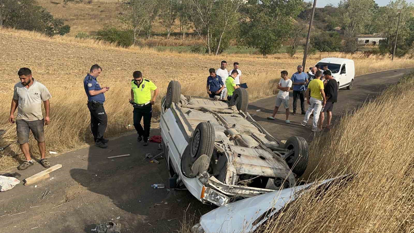 Otomobil Takla Attı: 1 Yaralı