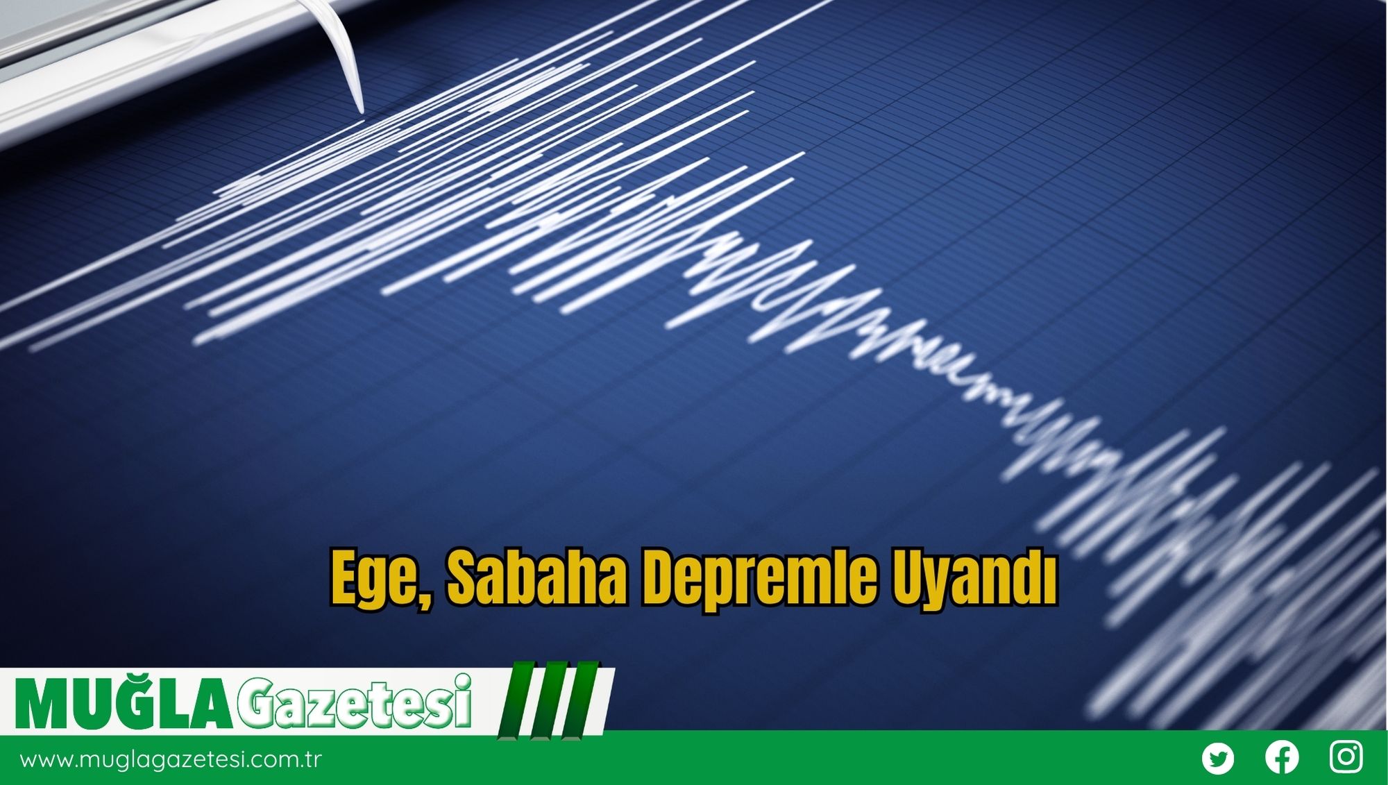 Ege, Sabaha Depremle Uyandı