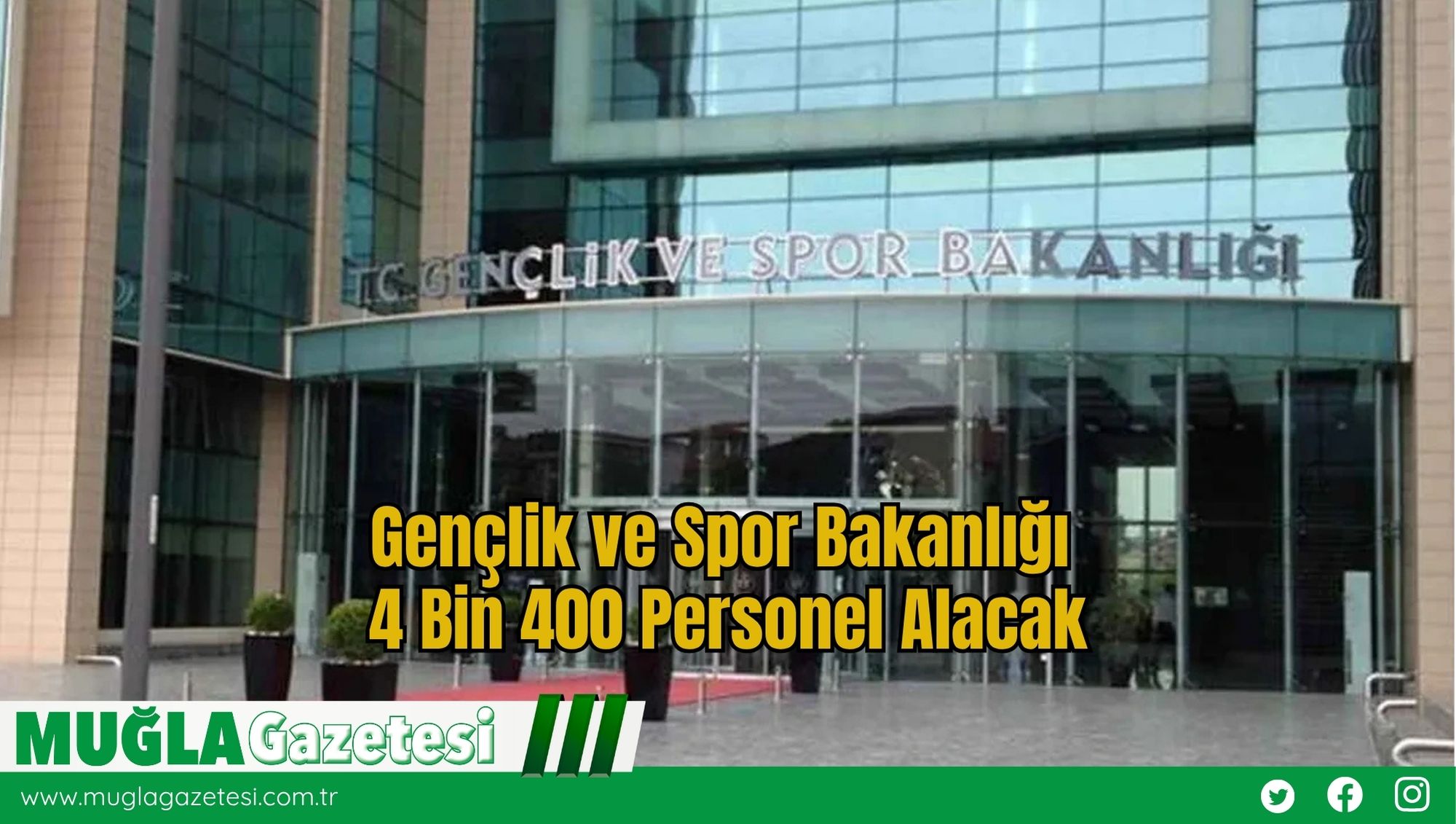Gençlik ve Spor Bakanlığı 4 Bin 400 Personel Alacak