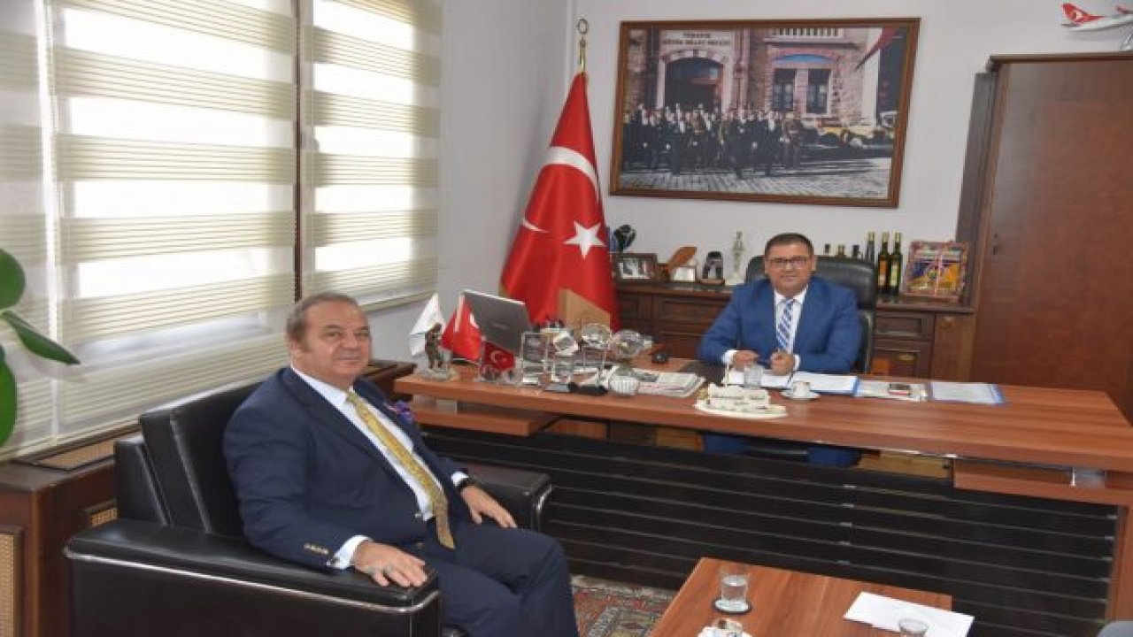 Kaymakam Yıldız'dan Başkan Tokat'a Ziyaret