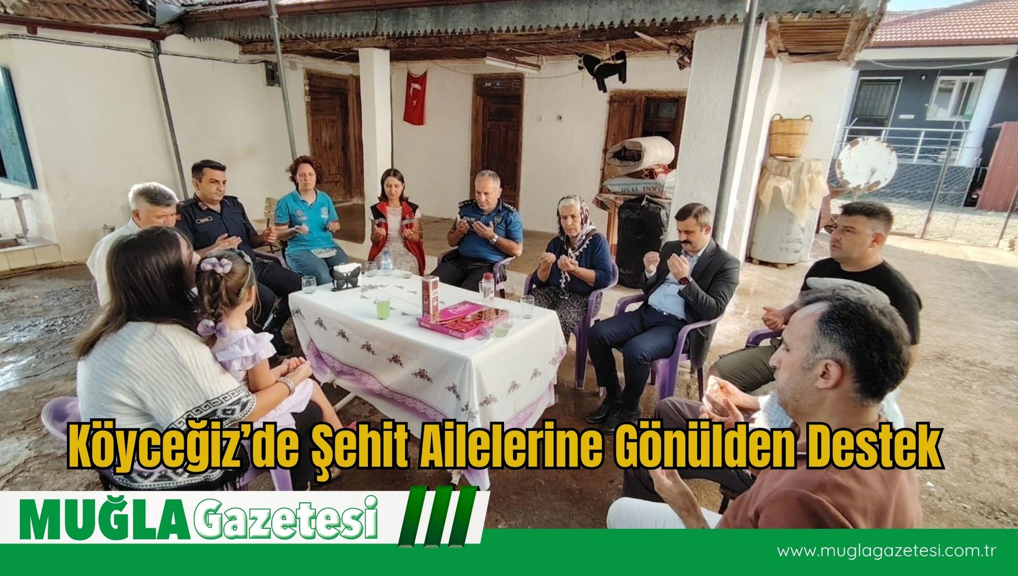 Köyceğiz’de Şehit Ailelerine Gönülden Destek