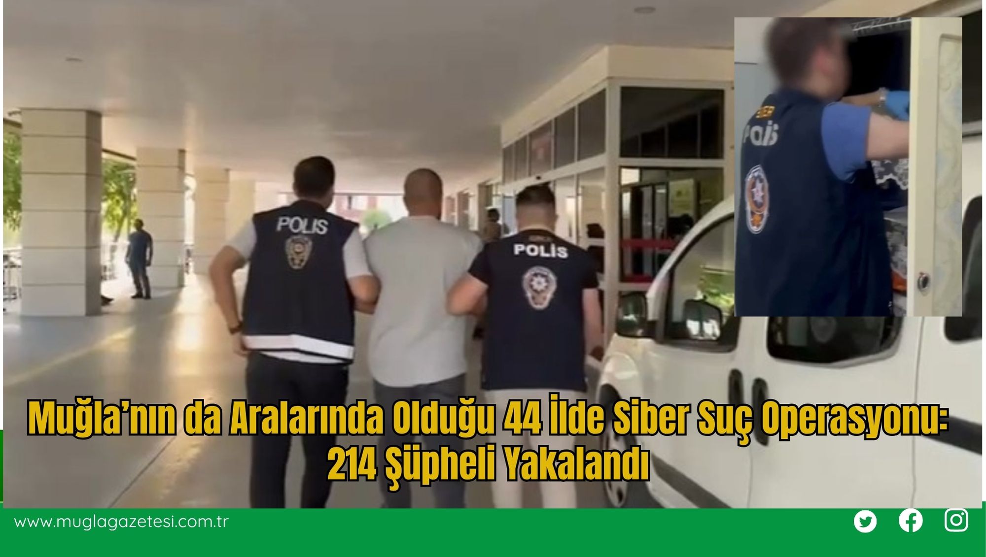 Muğla’nın da Aralarında Olduğu 44 İlde Siber Suç Operasyonu: 214 Şüpheli Yakalandı