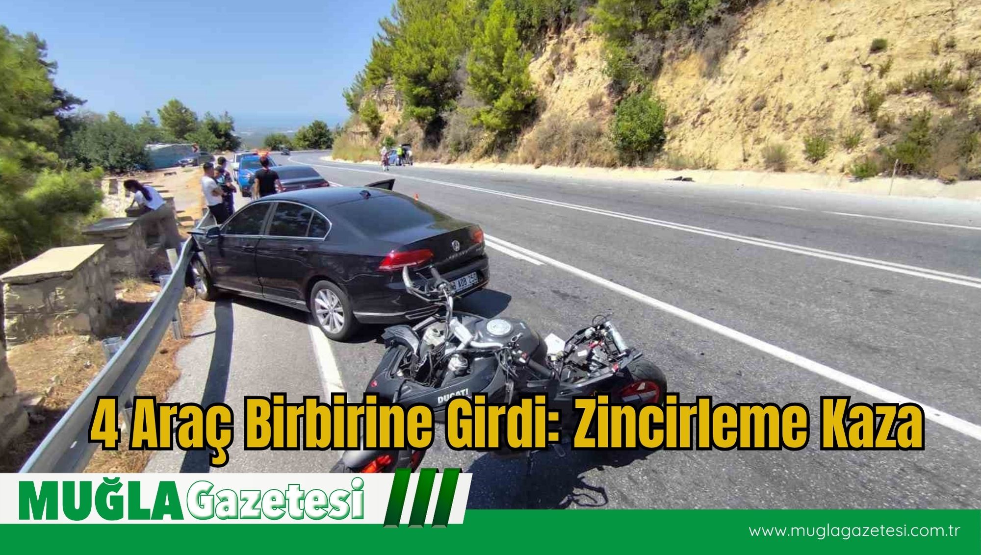 4 Araç Birbirine Girdi: Zincirleme Kaza