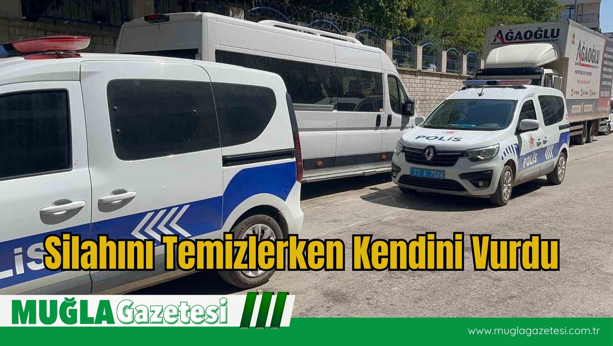 Silahını Temizlerken Kendini Vurdu