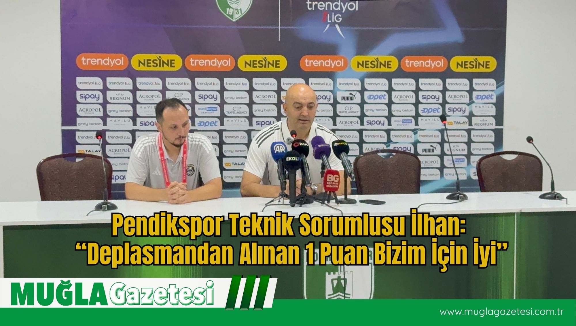 Pendikspor Teknik Sorumlusu İlhan: “Deplasmandan Alınan 1 Puan Bizim İçin İyi”