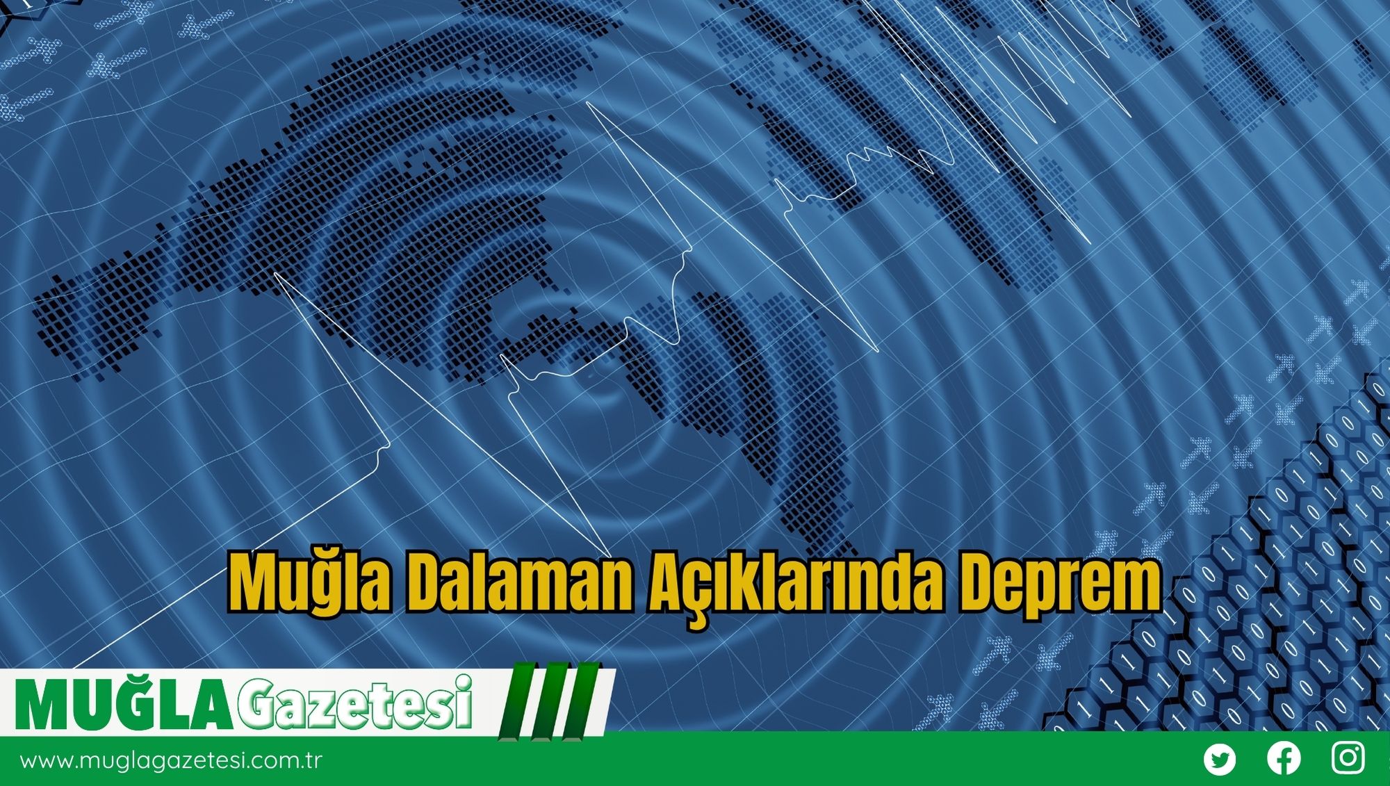 Muğla Dalaman Açıklarında Deprem