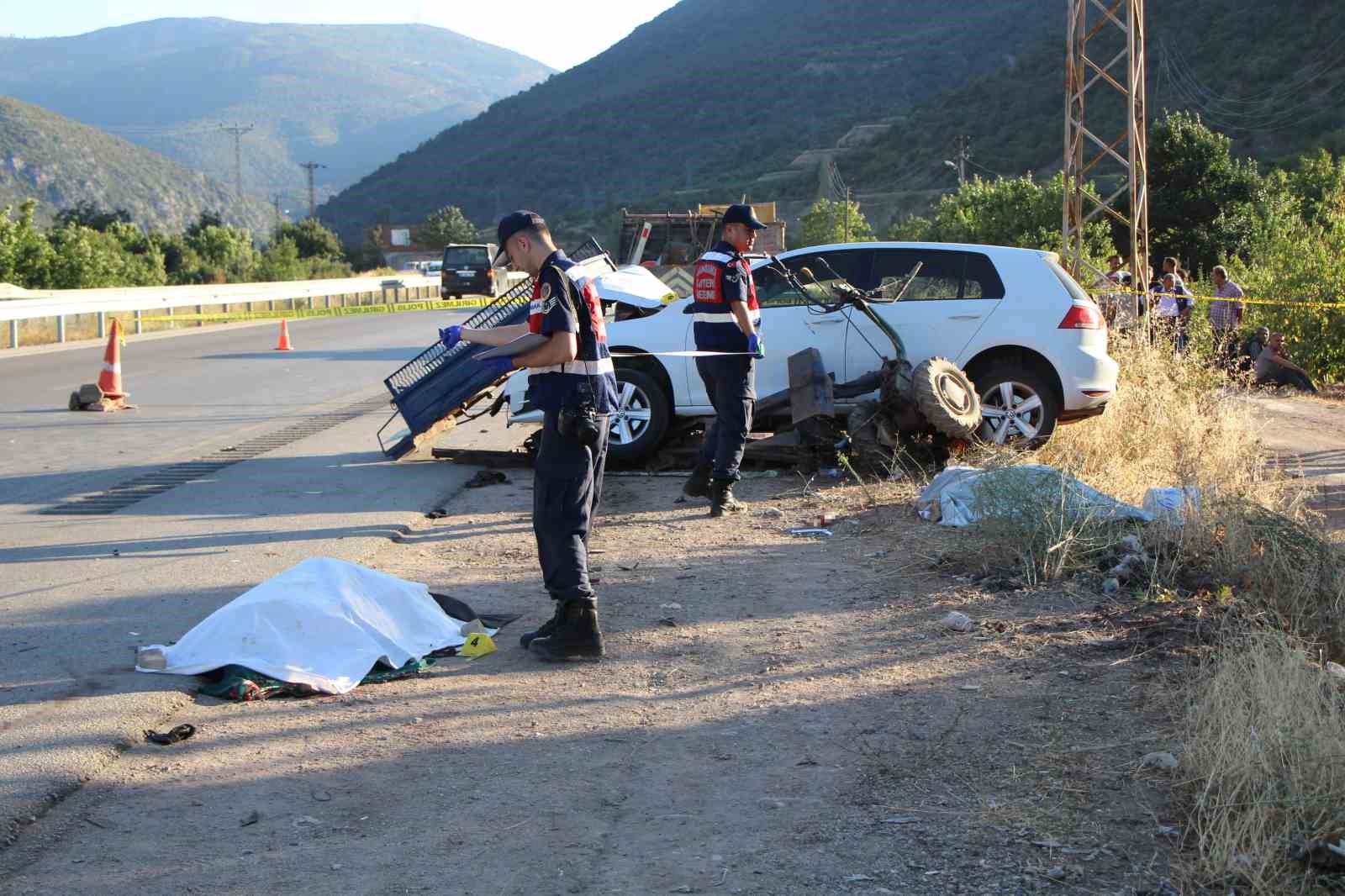 Böbreğini Verdiği Oğluyla Kazada Can Verdi