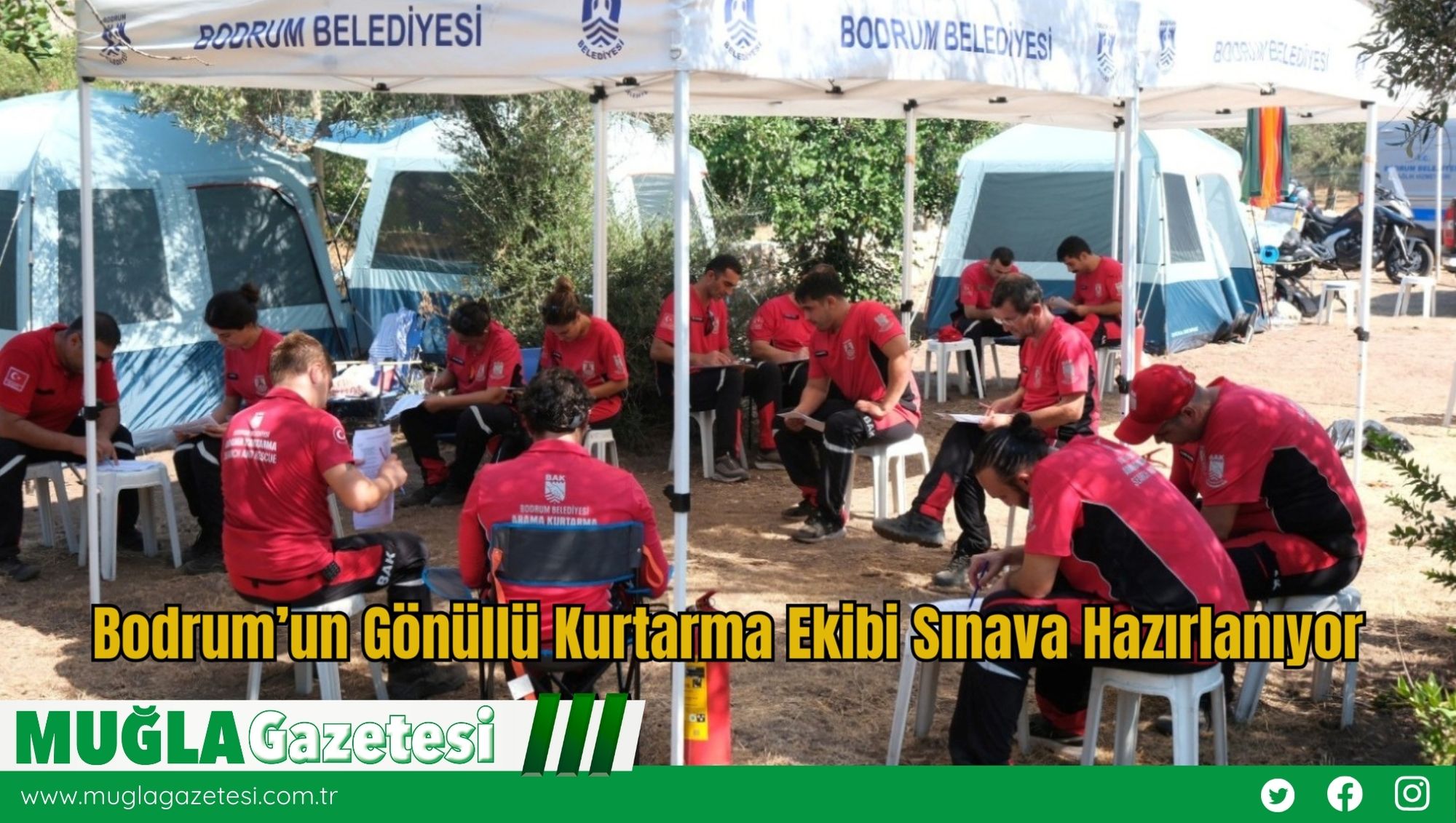 Bodrum’un Gönüllü Kurtarma Ekibi Sınava Hazırlanıyor