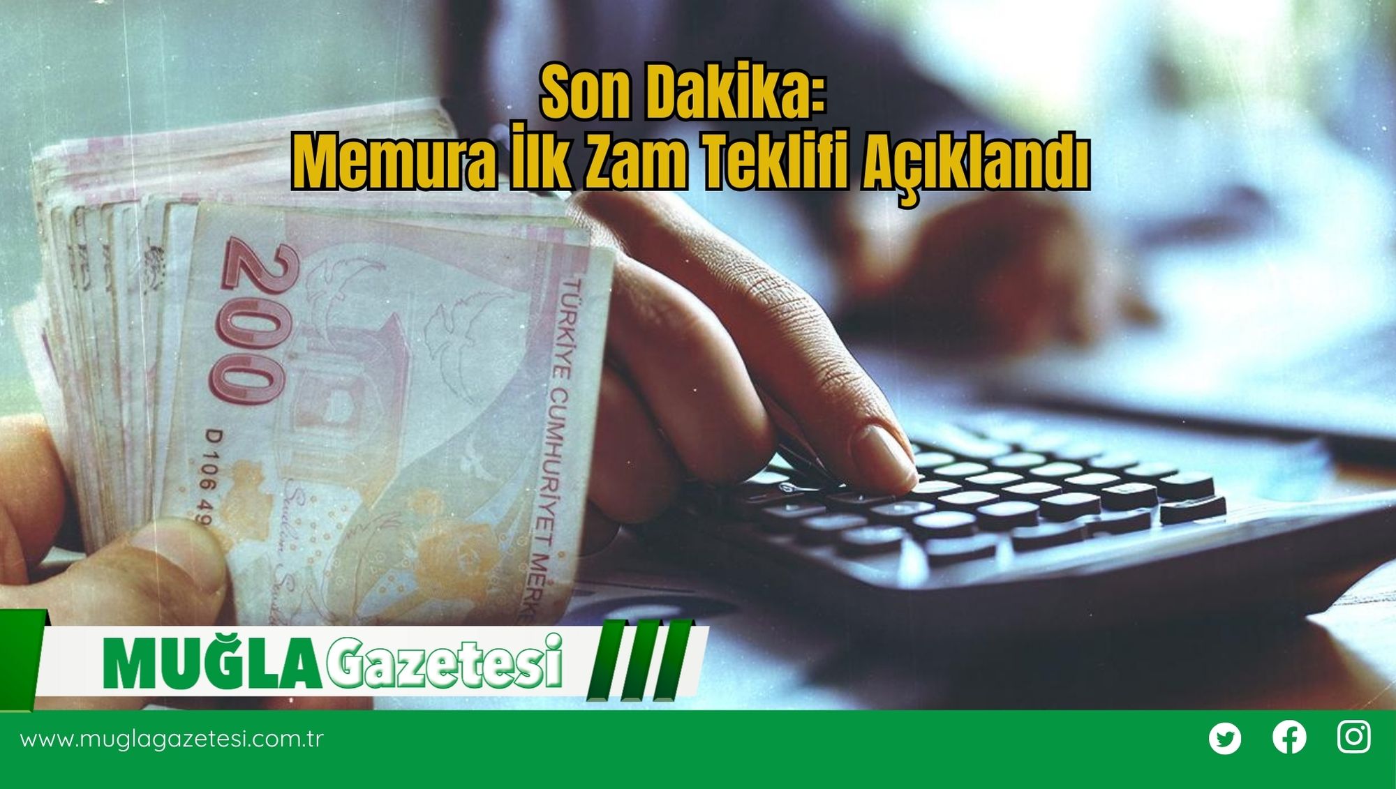 Son Dakika: Memura İlk Zam Teklifi Açıklandı