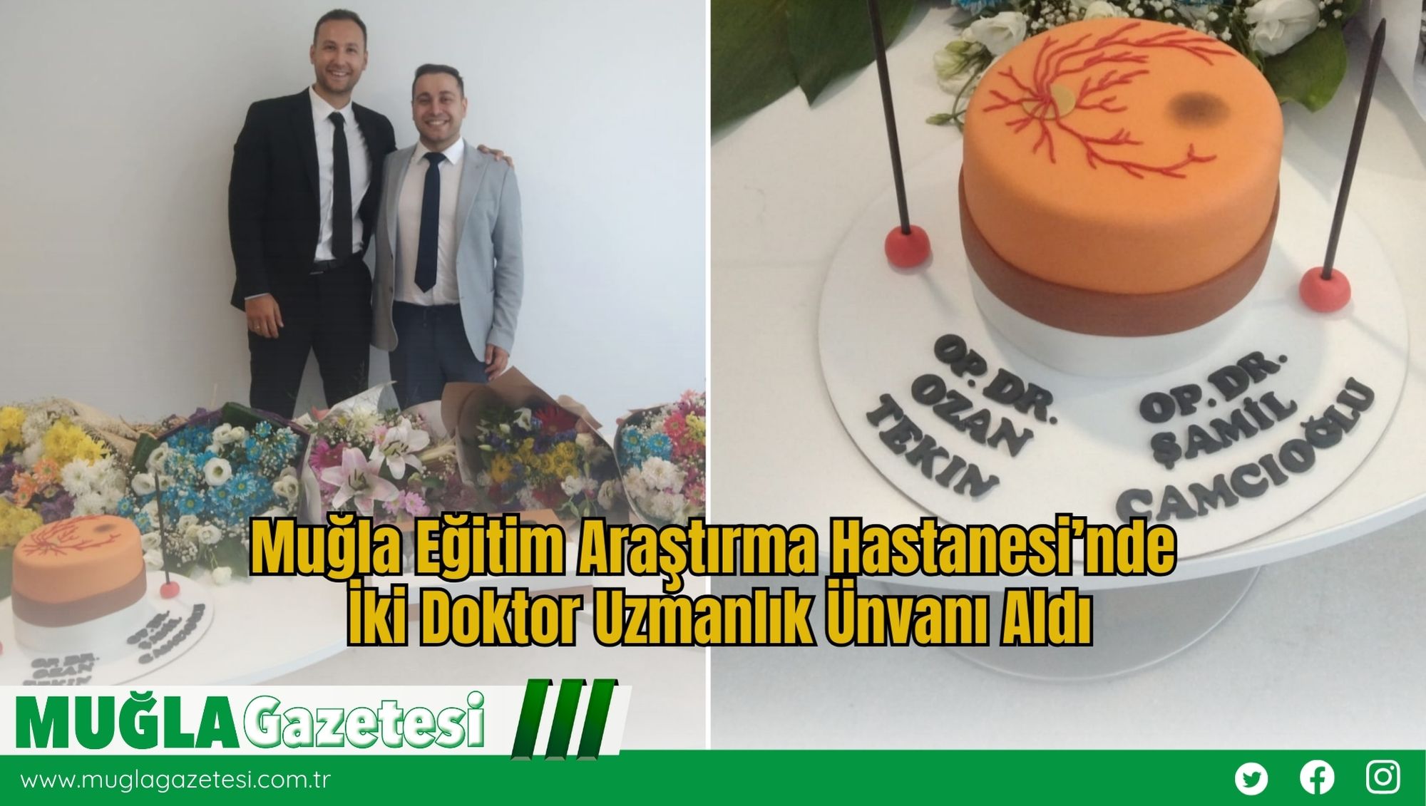 Muğla Eğitim Araştırma Hastanesi’nde İki Doktor Uzmanlık Ünvanı Aldı