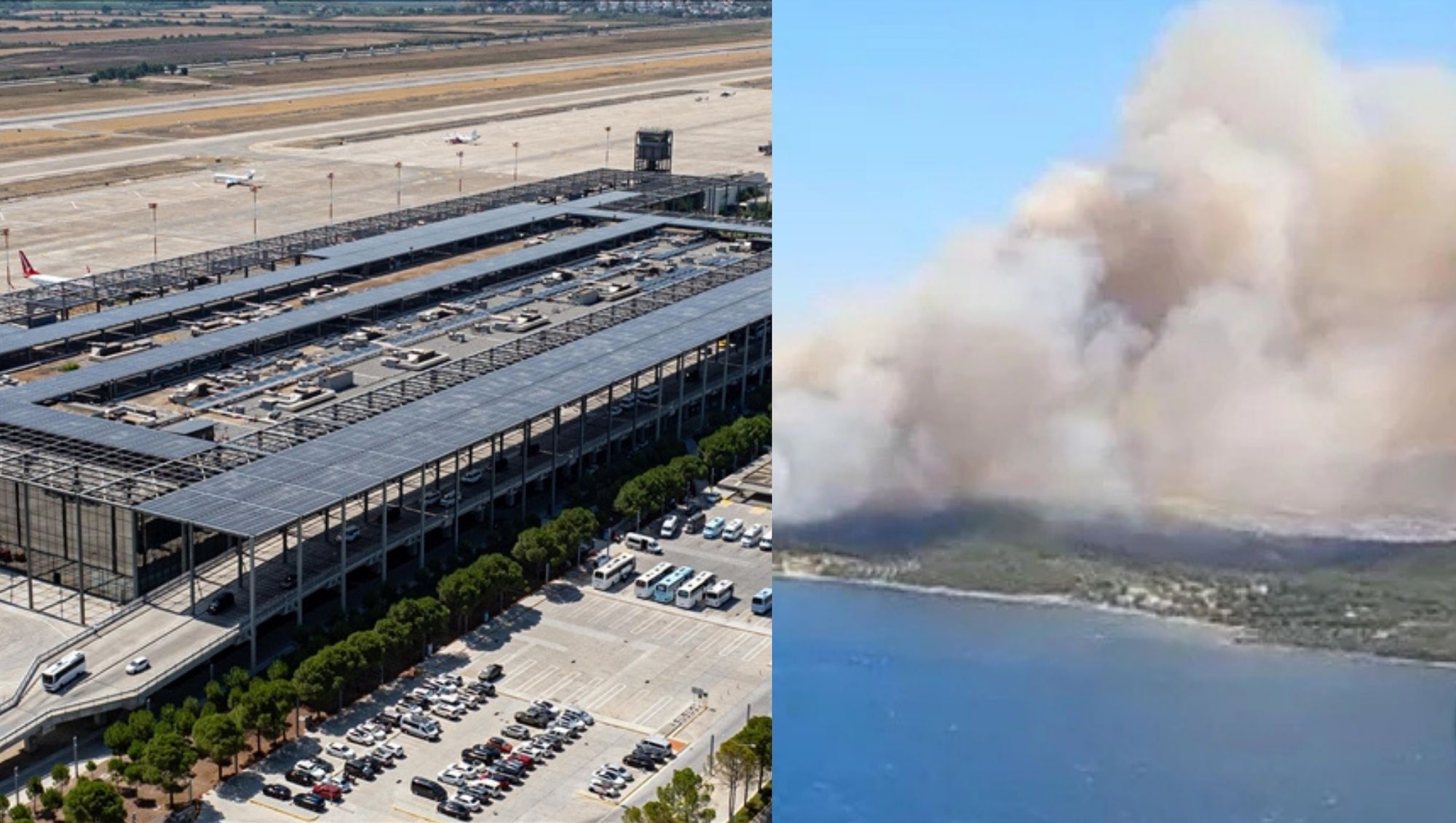 Uçaklar Bodrum ve Dalaman Havalimanı'na Yönlendiriliyor