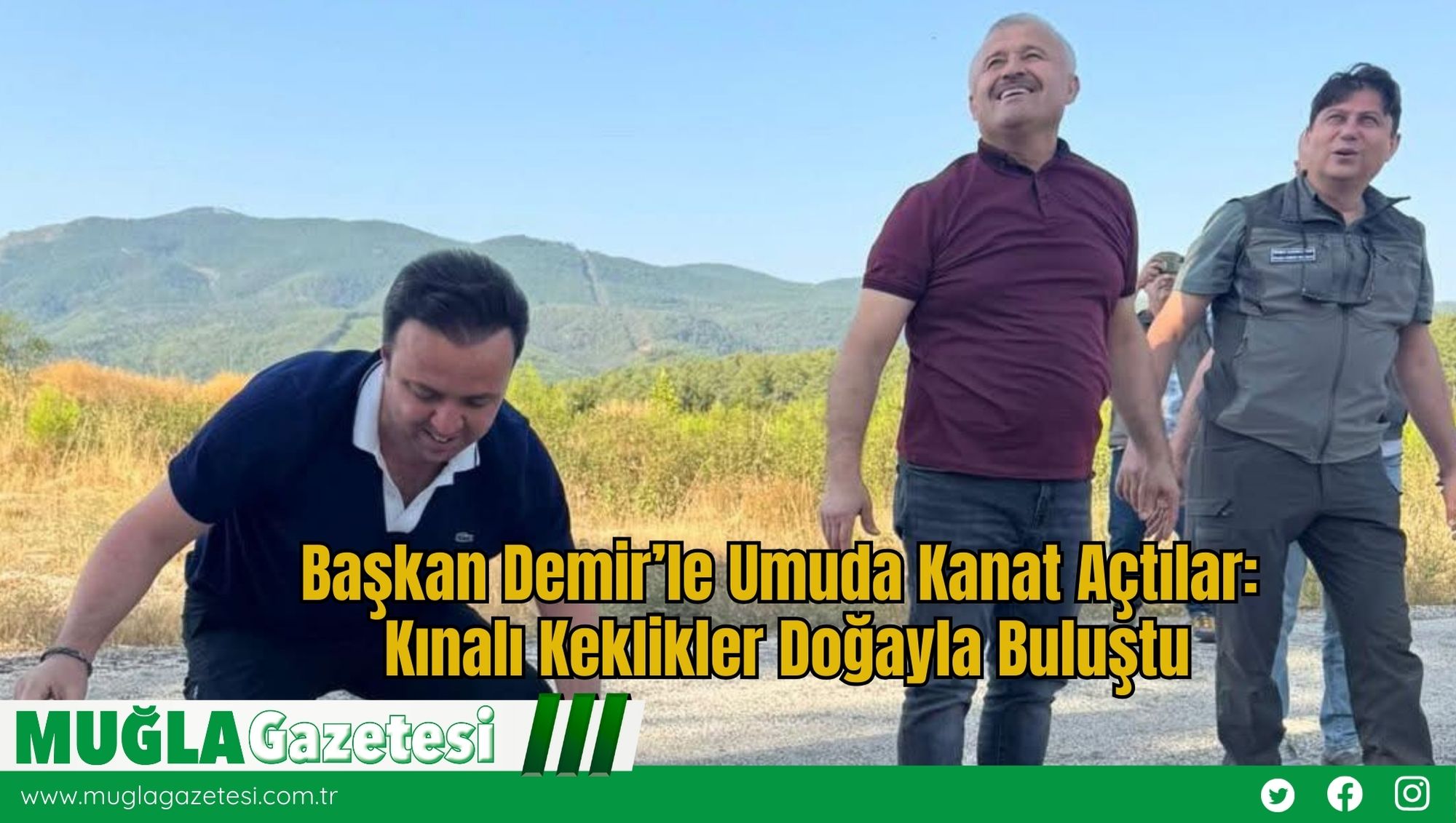 Başkan Demir’le Umuda Kanat Açtılar: Kınalı Keklikler Doğayla Buluştu