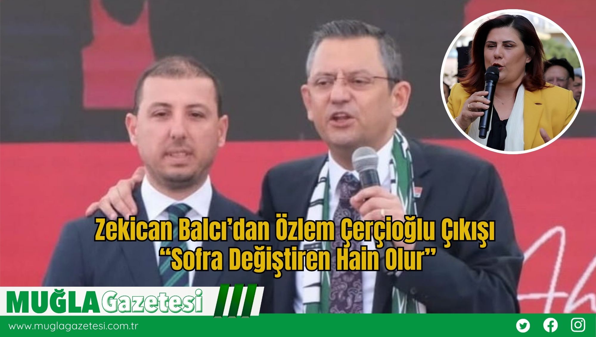 Zekican Balcı’dan Özlem Çerçioğlu çıkışı: “Sofra değiştiren hain olur”