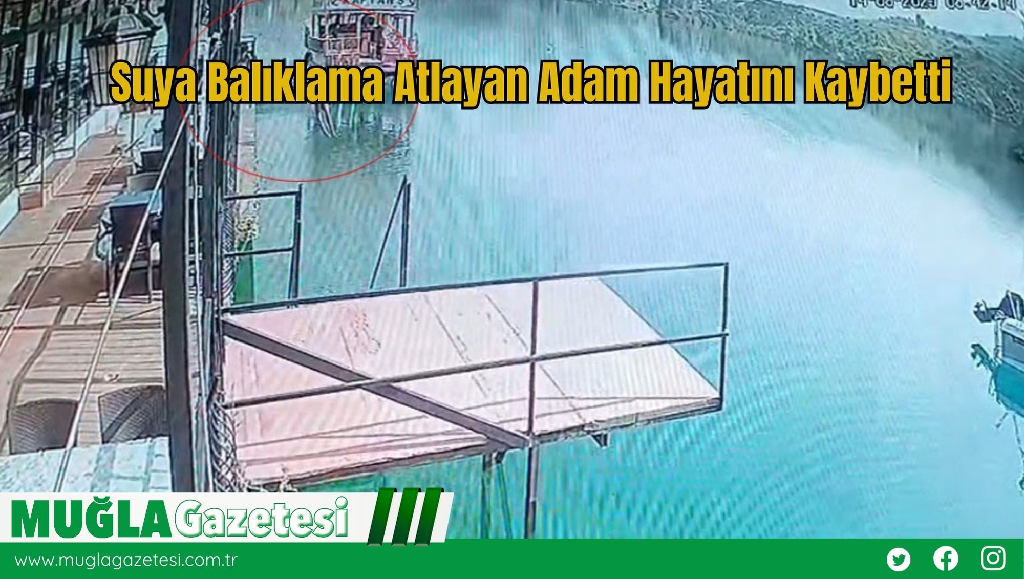 Suya Balıklama Atlayan Adam Hayatını Kaybetti