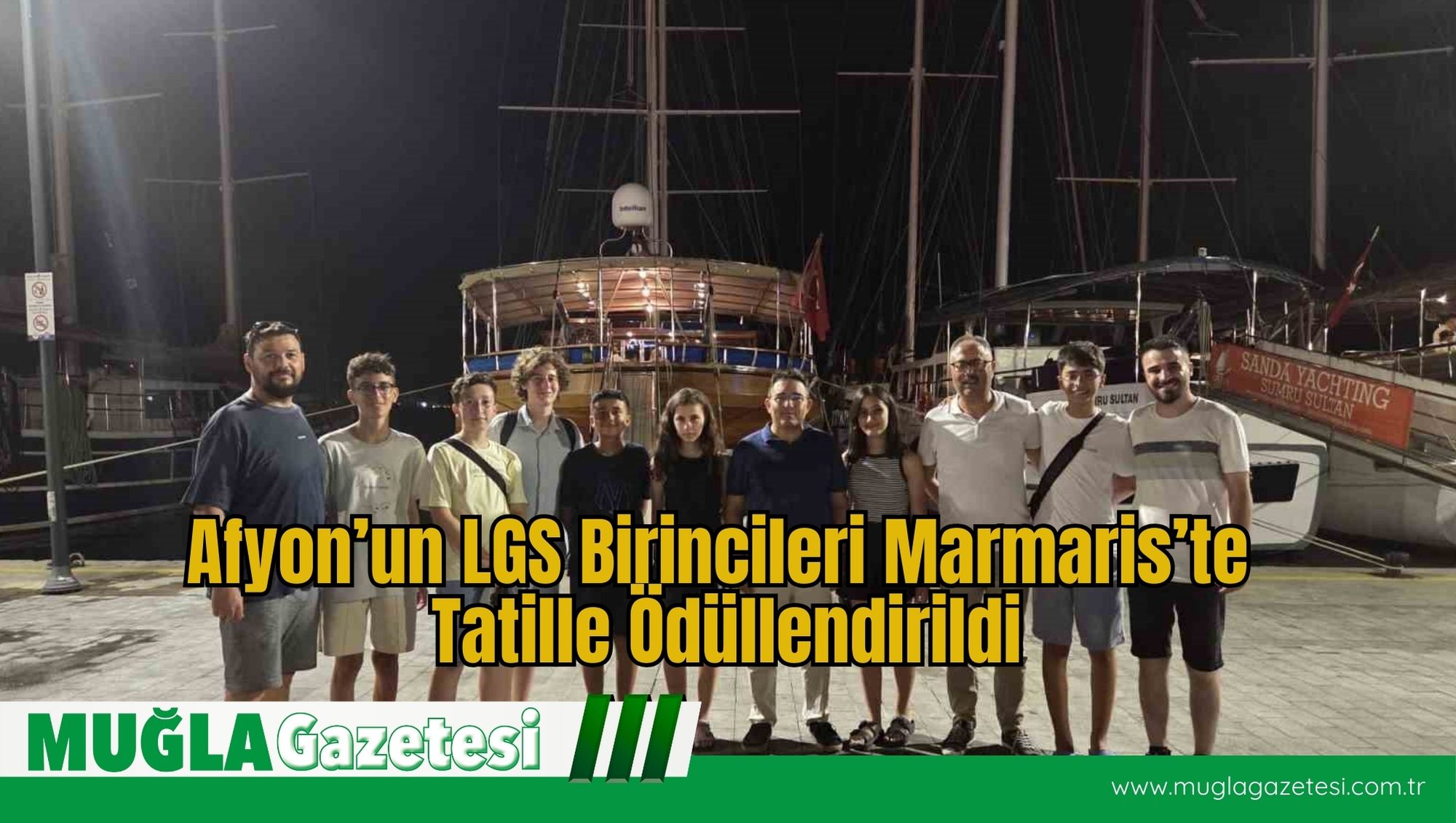 Afyon’un LGS Birincileri Marmaris’te Tatille Ödüllendirildi