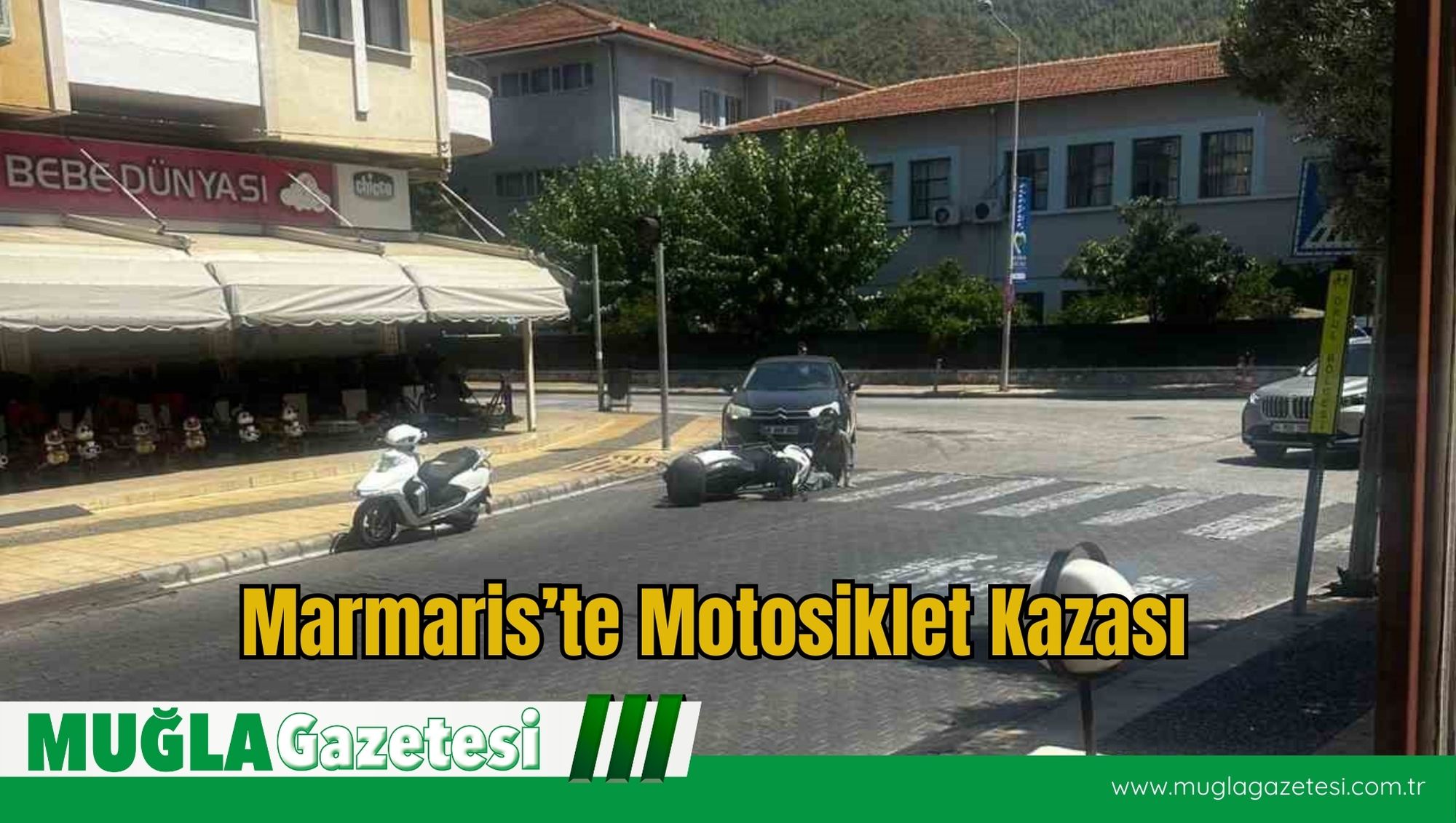 Marmaris’te Motosiklet Kazası