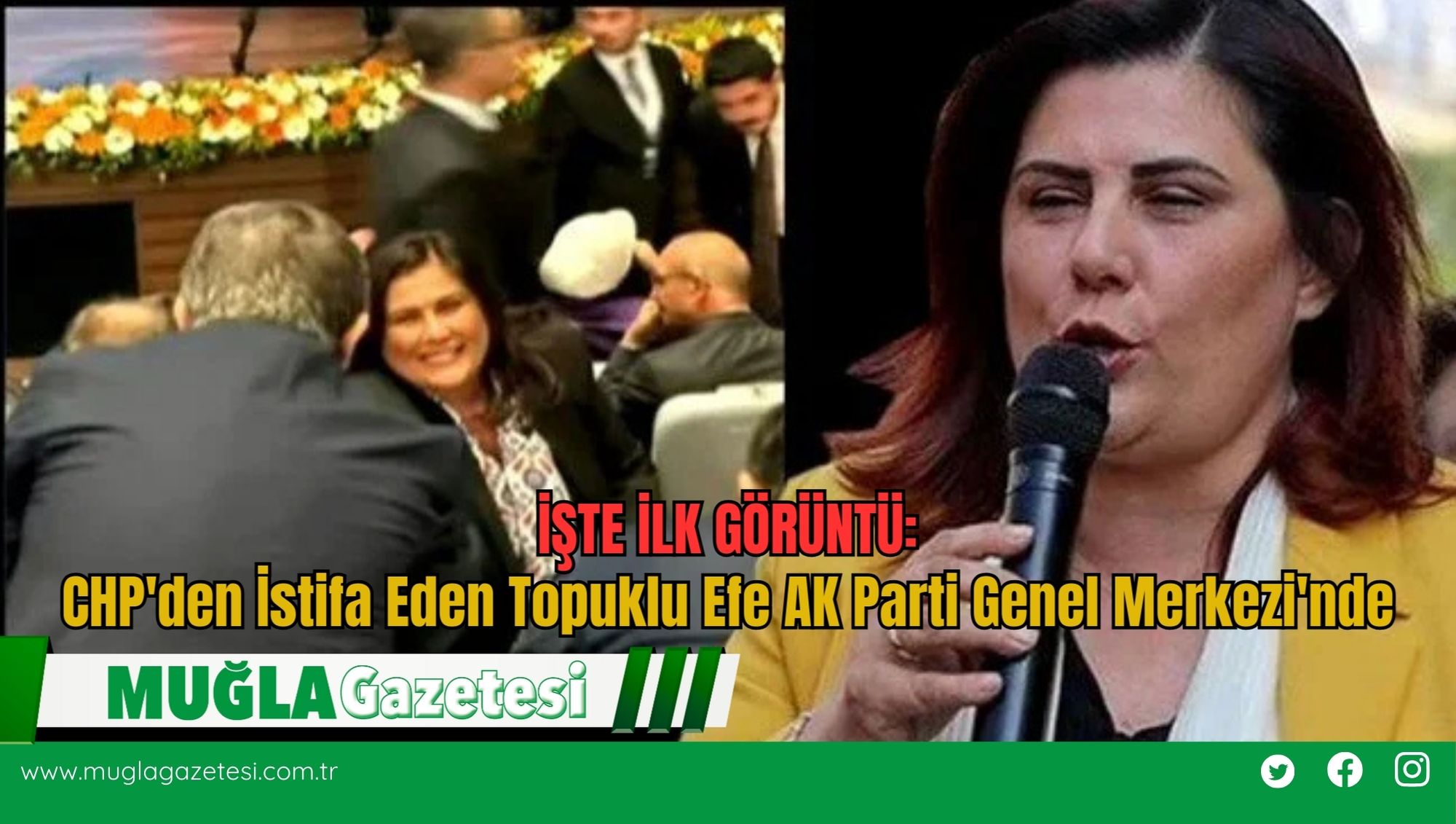 CHP'den İstifa Eden Topuklu Efe AK Parti Genel Merkezi'nde