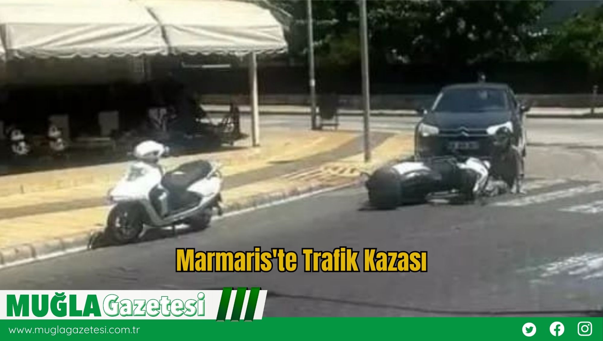 Marmaris'te Trafik Kazası