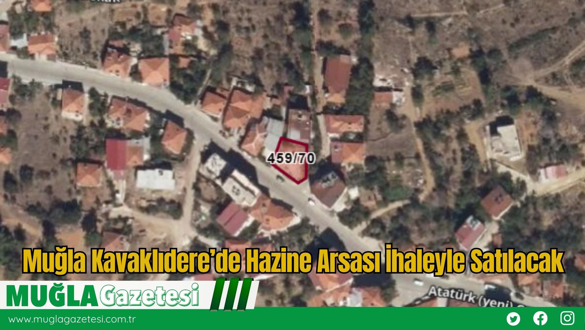 Muğla Kavaklıdere’de Hazine Arsası İhaleyle Satılacak