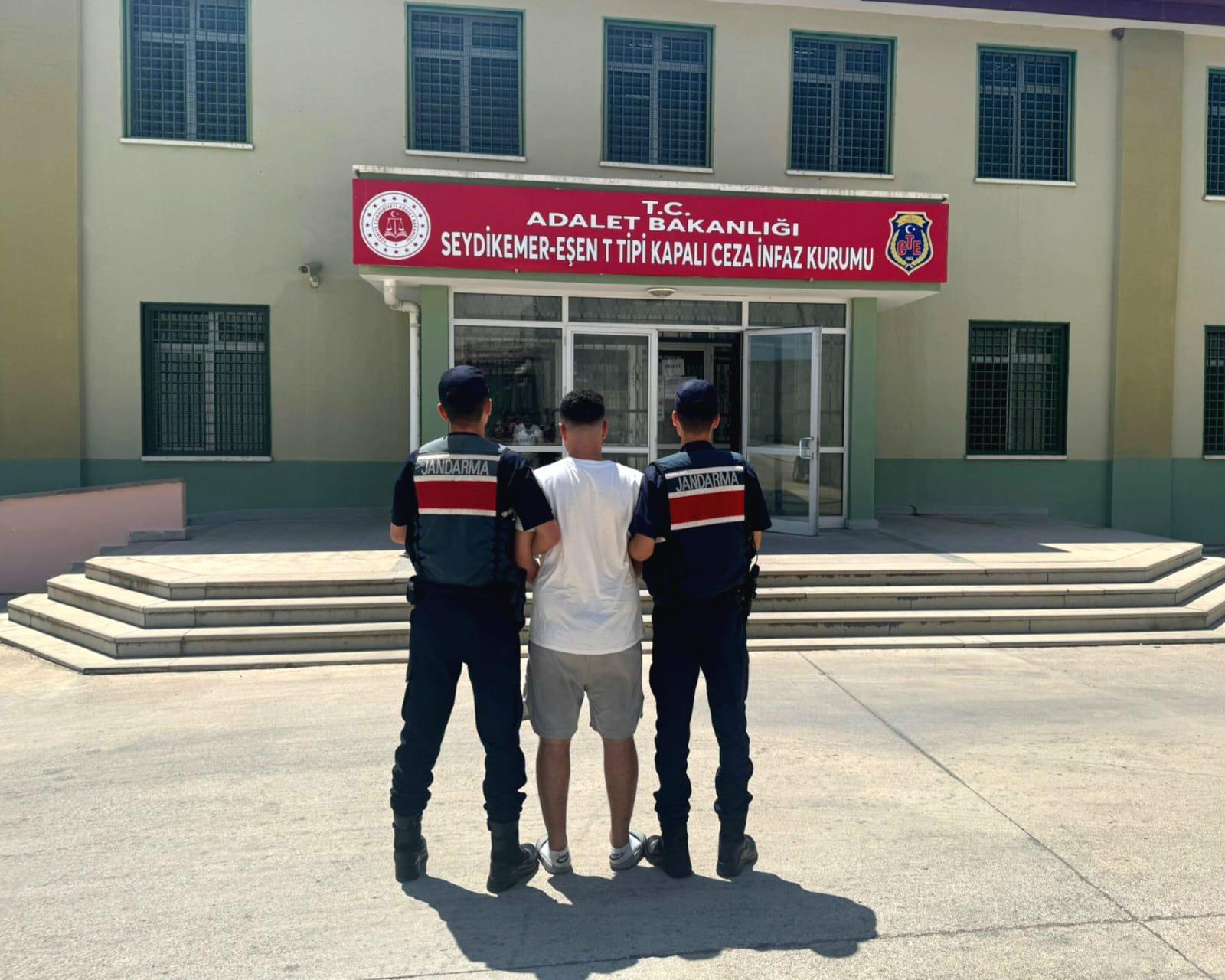 Fethiye’de 12,5 Yıl Hapis Cezası Bulunan Şahıs Yakalandı