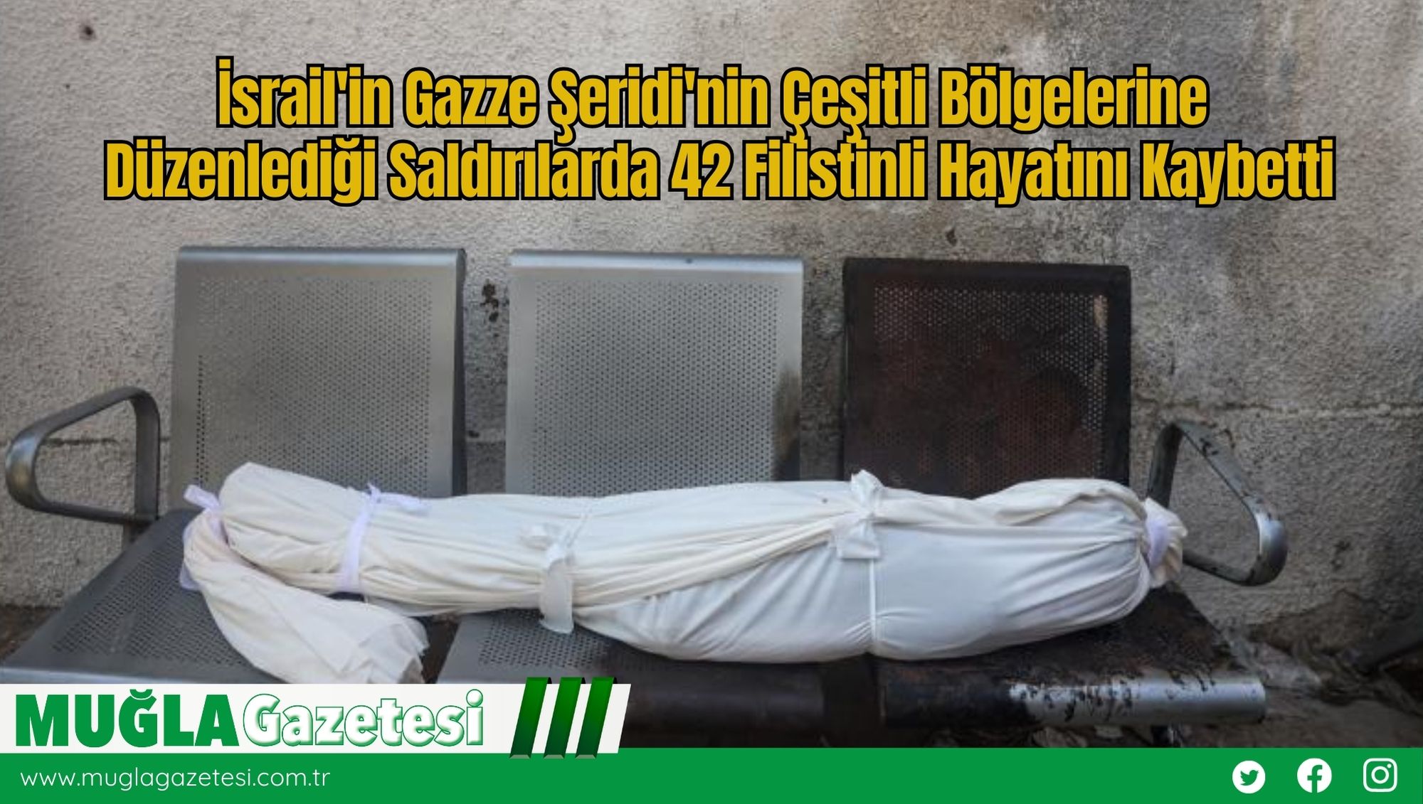 İsrail'in Gazze Şeridi'nin Çeşitli Bölgelerine Düzenlediği Saldırılarda 42 Filistinli Hayatını Kaybetti