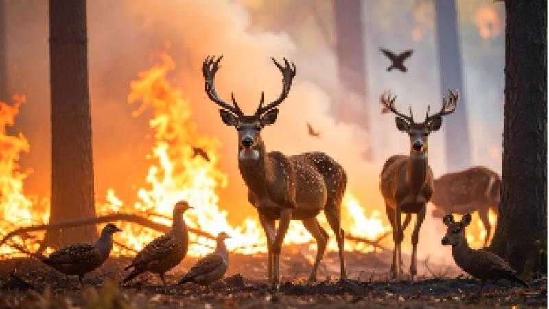 Yangından Etkilenen Bölgelerde 2025-2026 Av Sezonu Yasaklandı