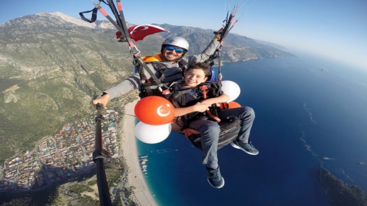 23 Nisan’da 23 çocuk gökyüzünde