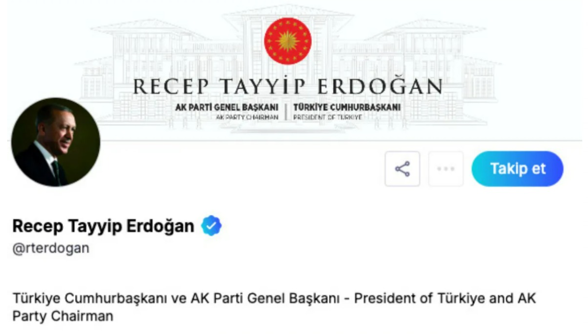 Cumhurbaşkanı Erdoğan'dan ilk NSosyal paylaşımı