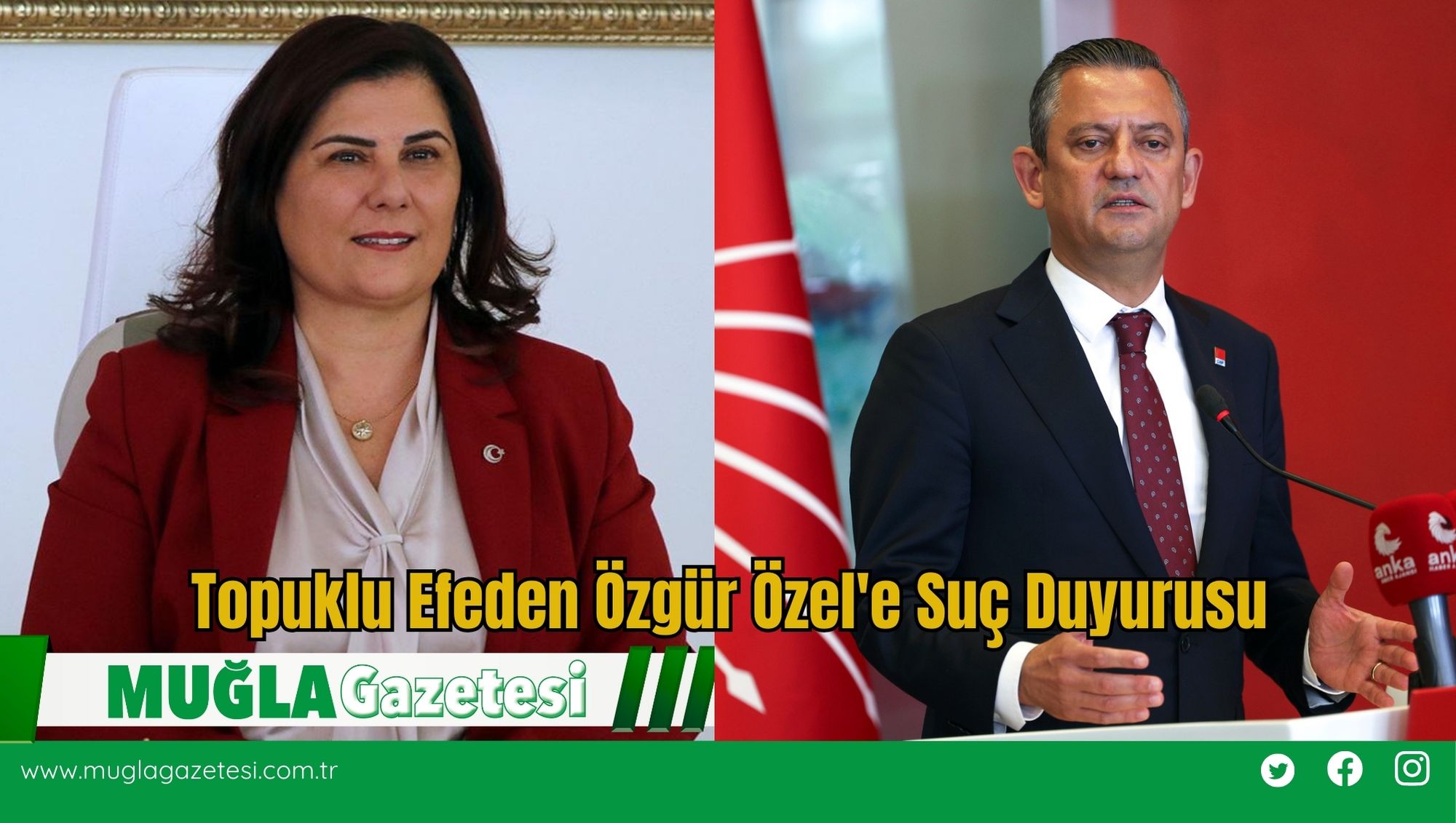 Topuklu Efeden Özgür Özel'e Suç Duyurusu