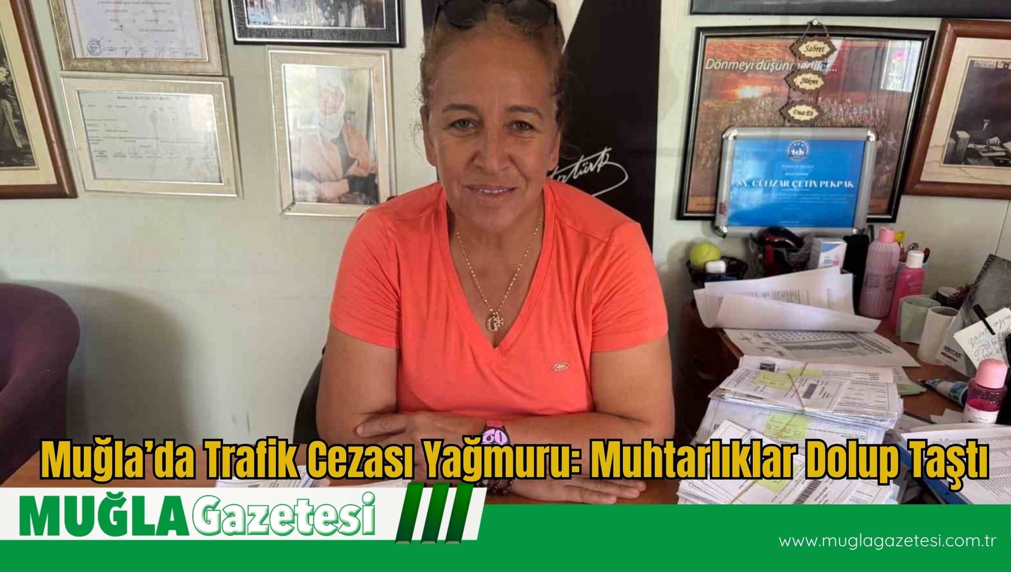 Muğla’da Trafik Cezası Yağmuru: Muhtarlıklar Dolup Taştı