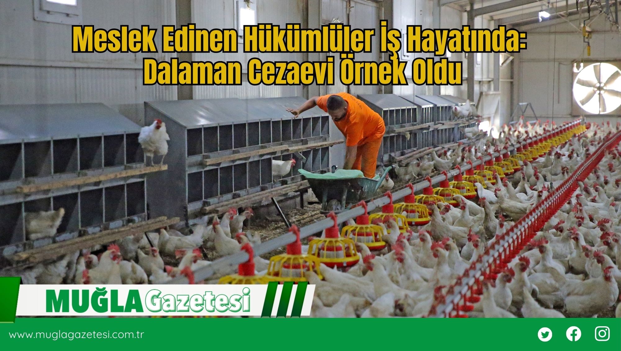 Meslek Edinen Hükümlüler İş Hayatında: Dalaman Cezaevi Örnek Oldu