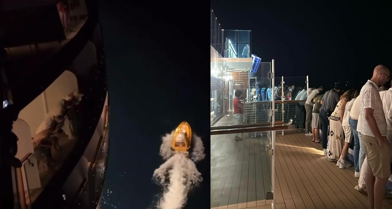 Yolcu Gemisinde Panik:1 Kişi Denize Düştü