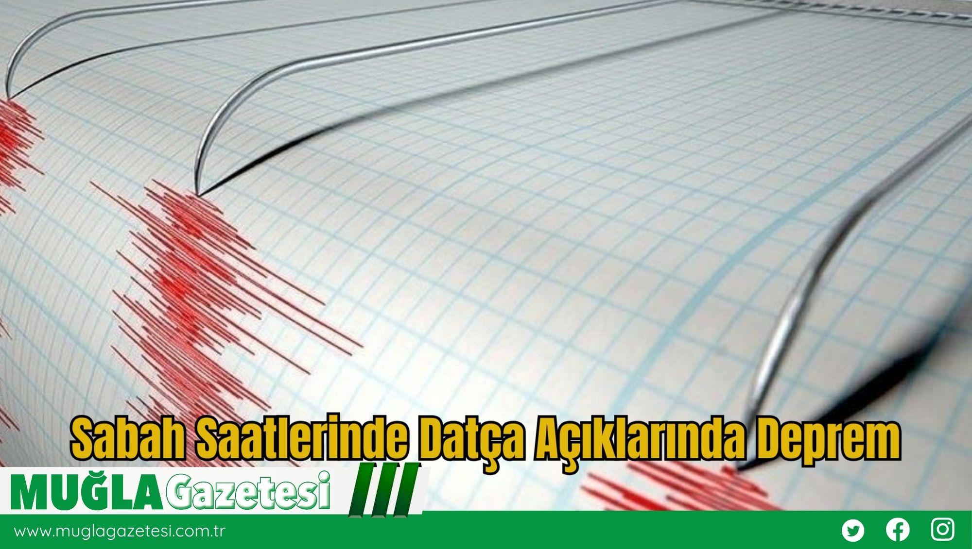 Sabah Saatlerinde Datça Açıklarında Deprem