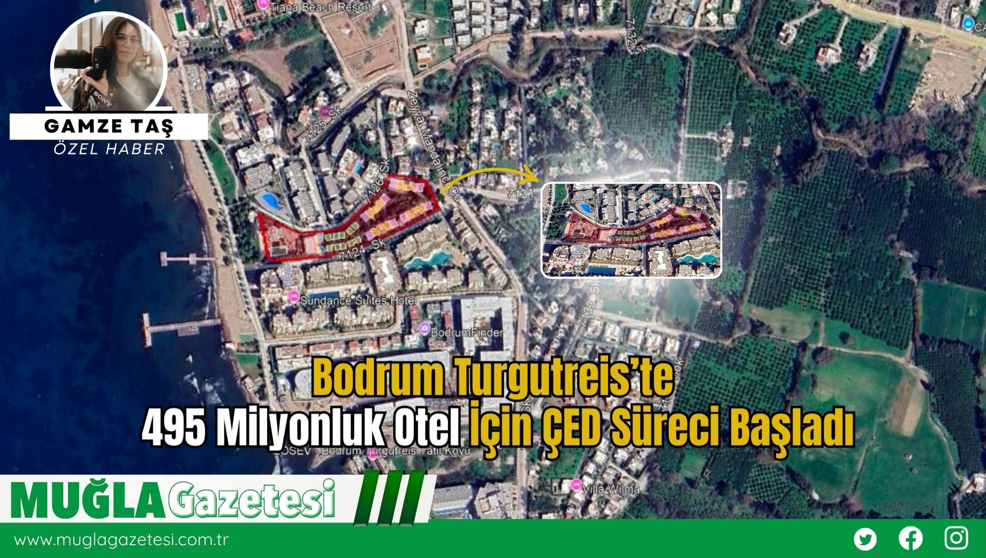 Bodrum Turgutreis’te 495 Milyonluk Otel İçin ÇED Süreci Başladı
