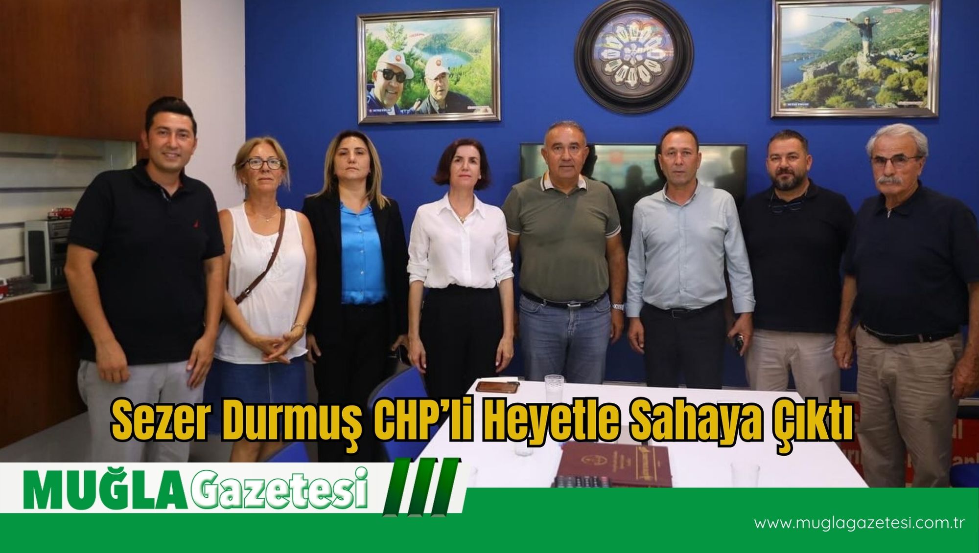 Sezer Durmuş CHP’li Heyetle Sahaya Çıktı